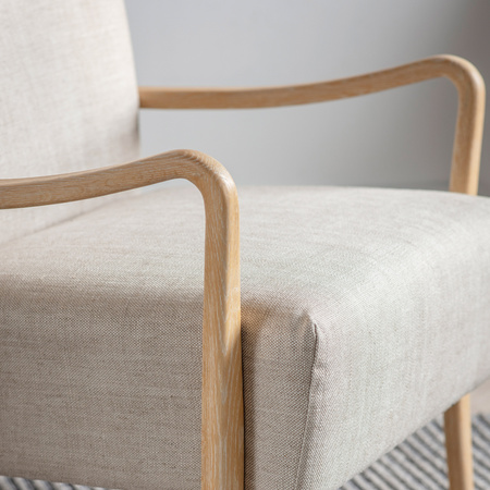 Fotel Chedworth Natural Linen 660 x 750 x 800 mm