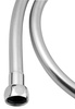 SOFTFLEX wąż prysznicowy plastikowy, 100cm, metaliczny srebrny/chrom