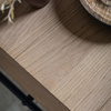 Ashdown 1 Drawer Bedside Natural 400x400x500mm