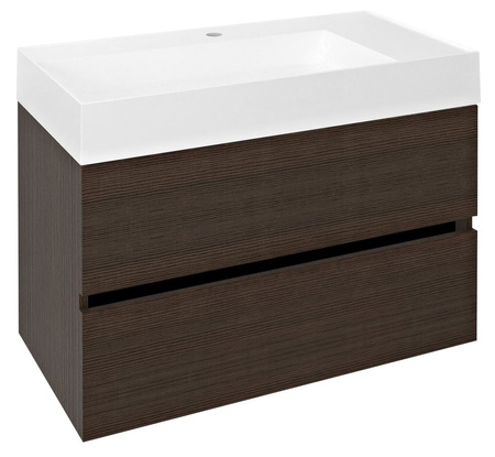 ODETTA szafka umywalkowa 82x50x43,5cm, sosna rustykalna