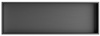 DENBO półka wpuszczana, 810x270mm, stal nierdzewna, gun metal