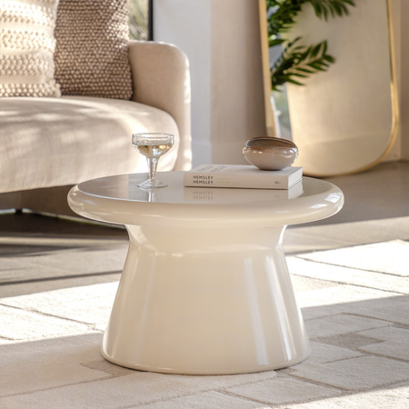Pavia Coffee Table Cream 650x650x400mm