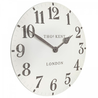 Arabic Wall Clock Limestone 20in