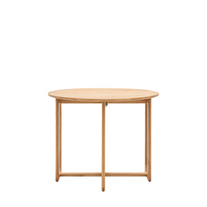 Craft Folding Dining Table Natural 1000x1000x750mm