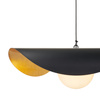 Lampa wisząca ENZO 60 cm - czarno złota