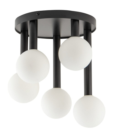 PERLA 5 plafon czarny