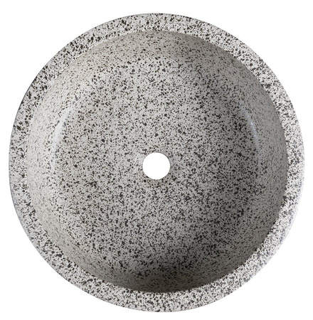 PRIORI umywalka ceramiczna nablatowa, średnica 41cm, granit