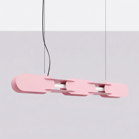 Lampa wisząca CHAIN 91 różowa LED 3000K