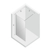 KABINA NEW SOLEO BLACK WALK-IN U 60x195 CZYSTE 6mm ACTIVE SHIELD