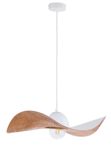 KAPELLO M biały/miedź ? 55cm lampa wisząca