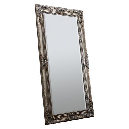 Lustro Hampshire Leaner w kolorze antycznego srebra 1700 x 840 mm