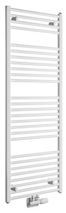 DIRECT grzejnik łazienkowy 450x1320 mm, podłączenie środkowe, biały