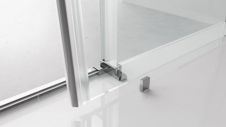 THRON SQUARE kabina prysznicowa prostokątna 1100x800mm, rolki kanciaste, wejście z rogu