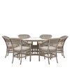 Menton 6 Seater Round Dining Set