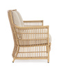 BIZZOTTO sofa 3-osobowa ogrodowa ADELMA   naturalna