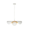 Lampa wisząca ENZO 40 cm - biało złota