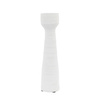 Luna Candlestick Small White (S/2) 85x85x330mm