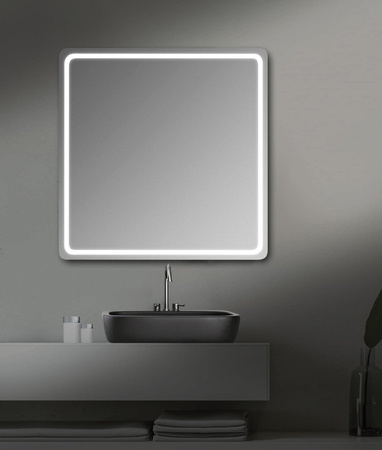 NYX lustro z oświetleniem LED 80x80cm