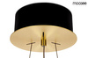 MOOSEE lampa wisząca SATURNUS 47 złota - LED, kryształ, stal szczotkowana