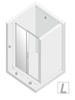 DRZWI WNĘKOWE PRIME BLACK L 120x200 CZYSTE 6mm ACTIVE SHIELD