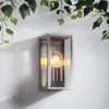 Oxford Wall Light Brushed Steel