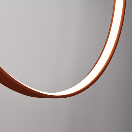 Lampa wisząca RIO 55 ochra czerwona LED 3000K