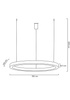 MOOSEE lampa wisząca RING 100 złota