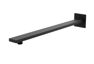 EXPERIENCE Black Ramię ścienne do deszczownicy kwadratowe - 38 cm