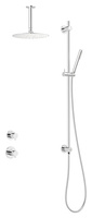 Silhouet DR2 Podtynkowy termostatyczny zestaw prysznicowy chrom