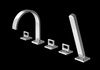 NEXEN-S Chrom 5-otworowa bateria wannowa