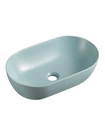 Umywalka nablatowa owalna sage mist mat SPARROW TR41385-U35