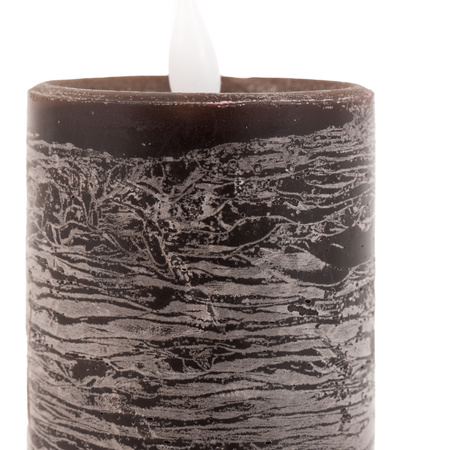LED 1 Wick Candle Mocha 3pk 70x70x150mm