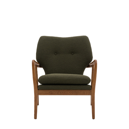 Fotel Jensen zielony 730 x 710 x 850 mm