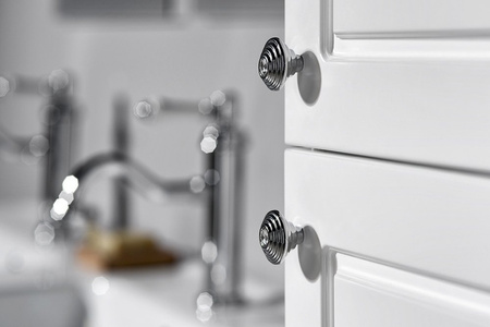 VIOLETA szafka wysoka 35x140x30cm, prawa, biała