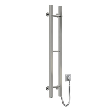 Grzejnik łazienkowy elektryczny NIERDZEWNY Silhouette Quadro 160х1000 prawy