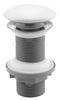 Odpływ umywalkowy 5/4", klik-klak, korek ceramiczny, 20-70mm, biały