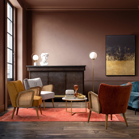 Fotel BIZZOTTO VIRNA – ceglasty