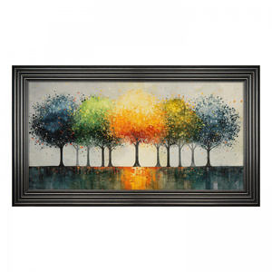Vibrant Canopy Framed Canvas 1380x30x780mm