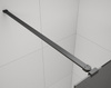ESCA BLACK MATT jednoczęściowa kabina przysznicowa Walk-In, szkło Flute, 1000 mm