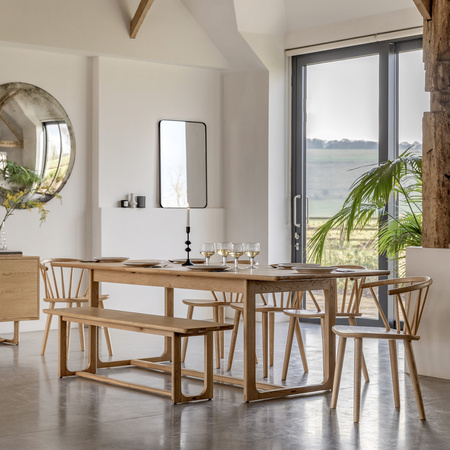 Craft Ext Dining Table Natural 2000/2500x950x750mm