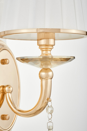 LAMPA ŚCIENNA KINKIET ZŁOTY FABIONE W1