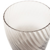Swirl Tumbler Glass Smoked Grey (4pk) 85x85x97mm