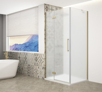 TRINITY GOLD MATT kabina prysznicowa 900x800mm, szkło matowe, lewe