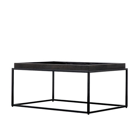 Stolik kawowy Forden Tray, czarny, 900 x 600 x 400 mm