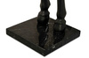 MOOSEE lampa podłogowa KOŃ HORSE STAND    S czarna - włókno szklane