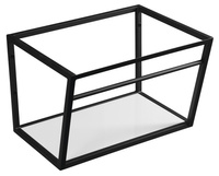 SKA konsola pod umywalkę z półką 600x400x460mm, czarny mat