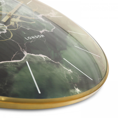 Oyster Wall Clock Emerald 26in