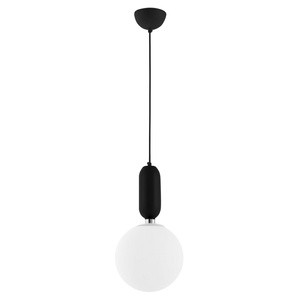 NOWOCZESNA LAMPA WISZĄCA CZARNO- BIAŁA ORITO D20