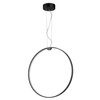 Lampa wisząca ACIRCULO 60 cm - czrny ring LED