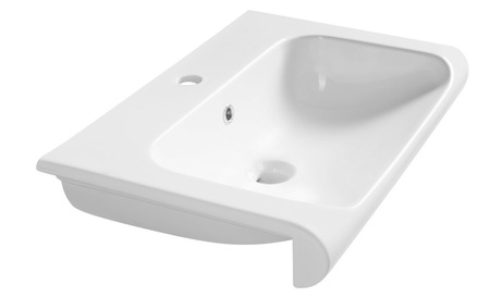 INKA umywalka ceramiczna 60x40cm, biała